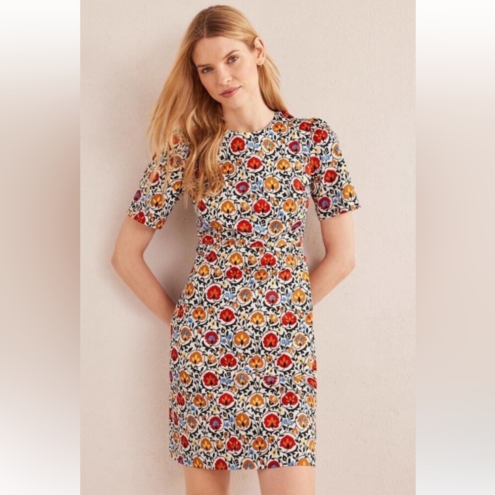Boden Floral Mini Shift Dress